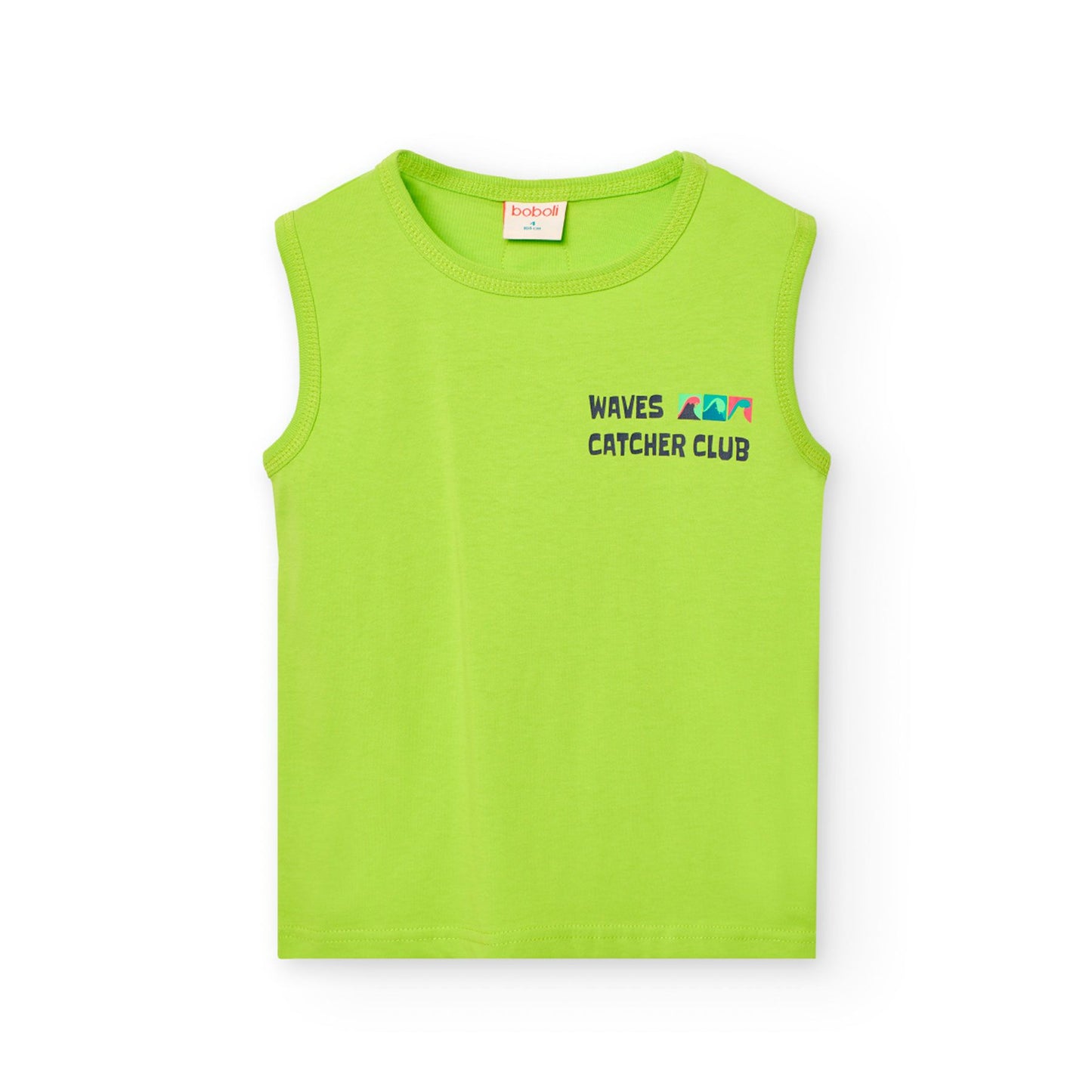 Canotta da Spiaggia per Ragazzo Lime 831192