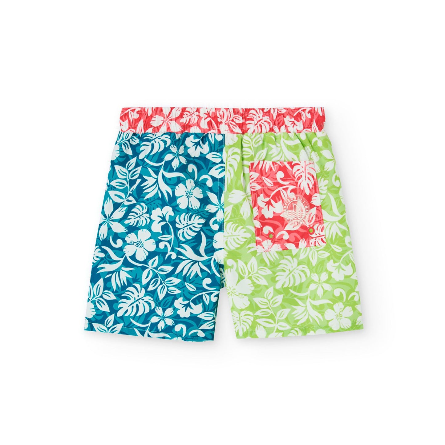 Costume da Bagno Boxer in Tessuto Riciclato per Ragazzo stampa Floreale 831260