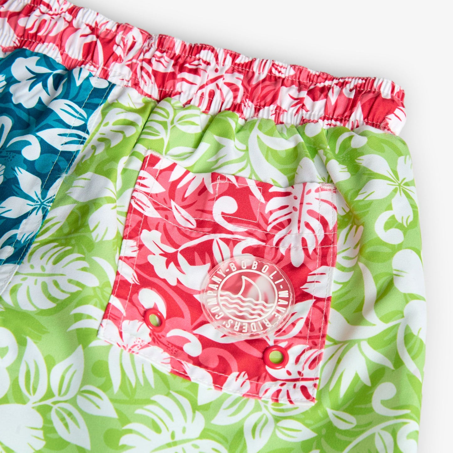 Costume da Bagno Boxer in Tessuto Riciclato per Ragazzo stampa Floreale 831260
