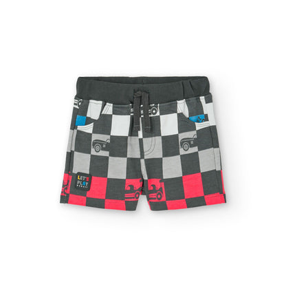 Bermuda con stampa a Quadri Ready 341042