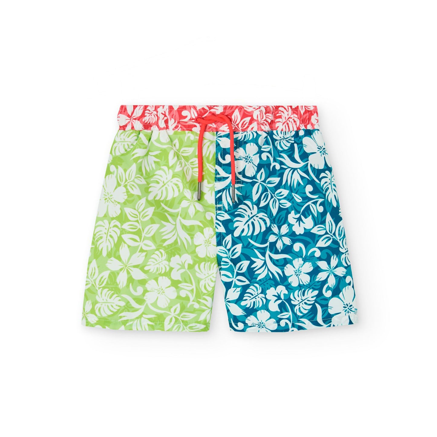 Costume da Bagno Boxer in Tessuto Riciclato per Ragazzo stampa Floreale 831260