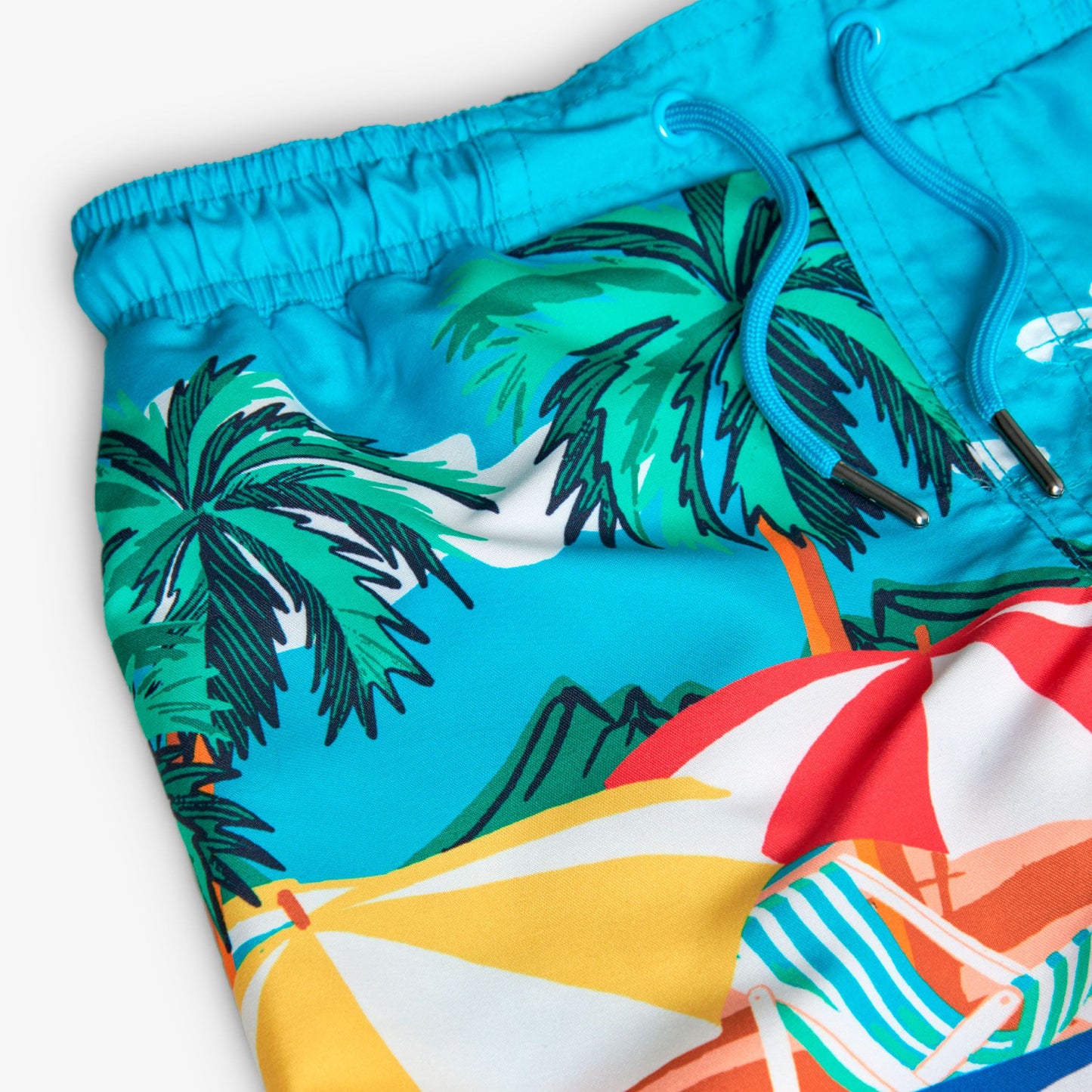 Costume da Bagno Boxer in Tessuto Riciclato per Ragazzo stampa Surf