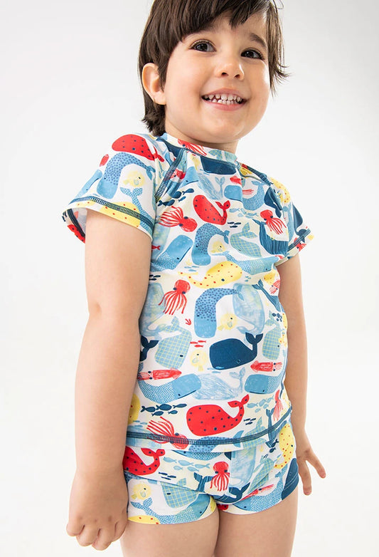 Costume da Bagno Boxer per Bambino stampa Pesciolini 811167
