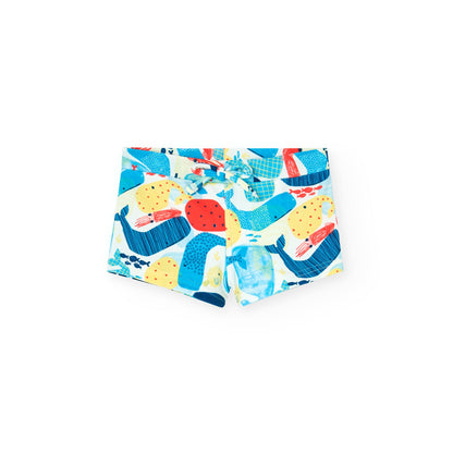 Costume da Bagno Boxer per Bambino stampa Pesciolini 811167