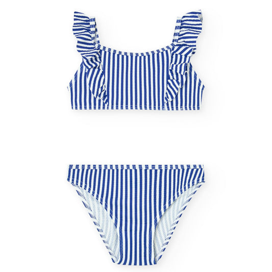 Costume da Bagno Due Pezzi per Ragazza a Righe 821135