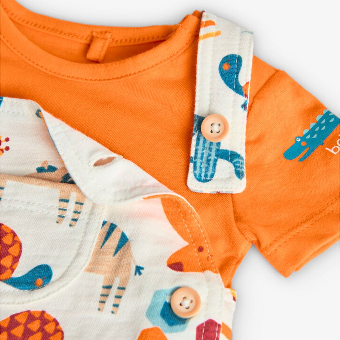 Salopette con T-shirt 121161